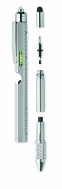 Logo trade promotional product photo of: Spirit level pen with ruler