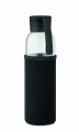 Recycled glass bottle 500 ml, Black