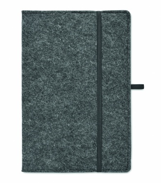 Logotrade promotional gift image of: A5 notebook RPET felt