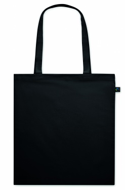 Logo trade business gifts image of: Fairtrade shopping bag140gr/m²