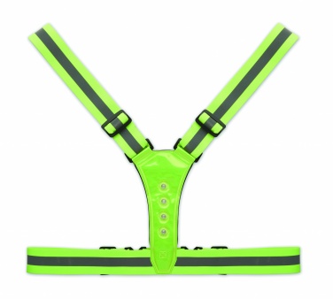 Logo trade promotional giveaways picture of: Reflective body belt with LED