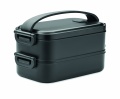 Lunch box in recycled PP, Black