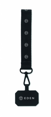 Logotrade promotional gift picture of: Polyester phone wrist strap