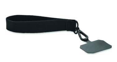 Logo trade corporate gift photo of: Polyester phone wrist strap