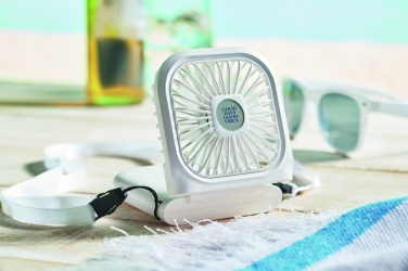 Logo trade promotional gift photo of: Portable foldable or desk fan