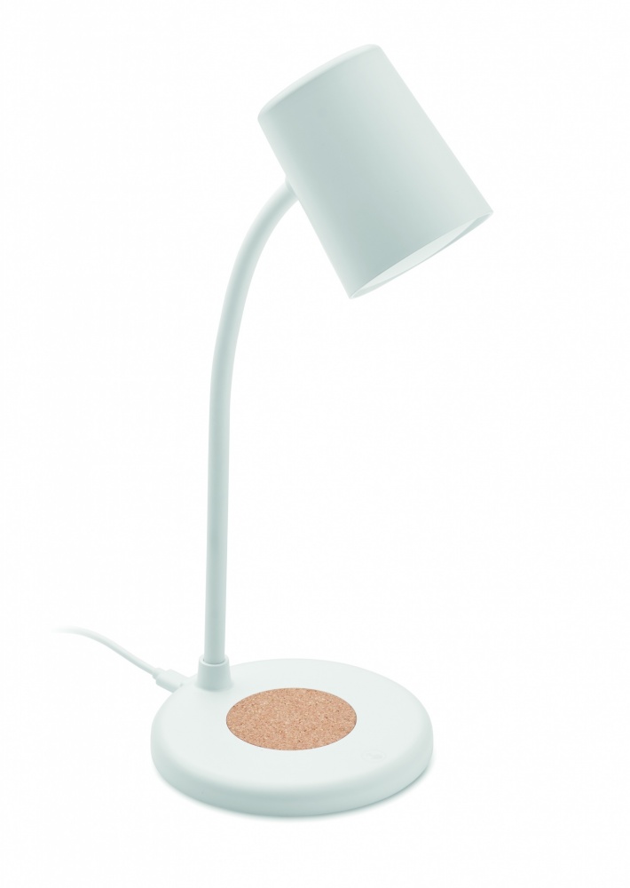 Logo trade promotional merchandise image of: Wireless charger, lamp speaker