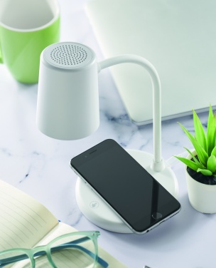 Logotrade business gift image of: Wireless charger, lamp speaker