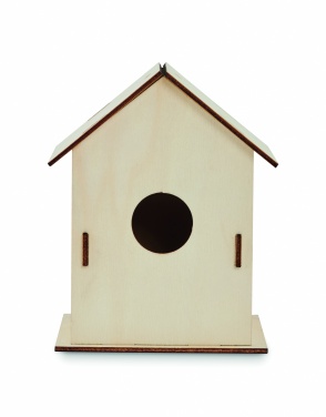 Logo trade promotional merchandise image of: DIY wooden bird house kit