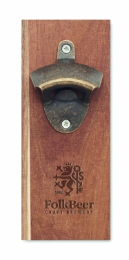 Logo trade advertising products picture of: Wall mounted bottle opener