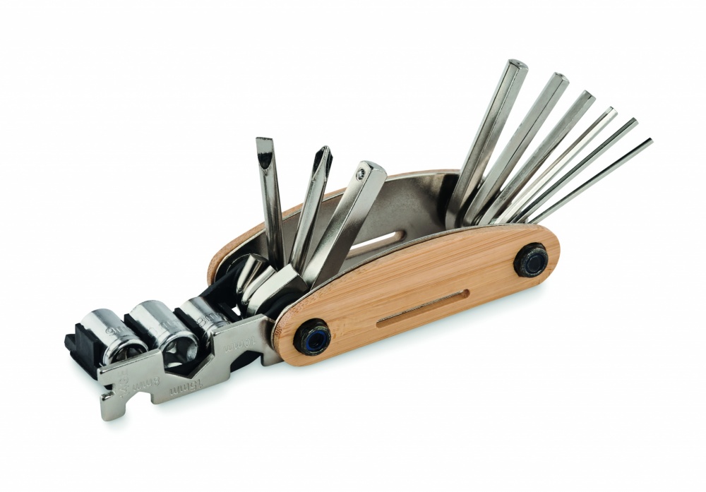 Logotrade business gift image of: Multi tool pocket in bamboo