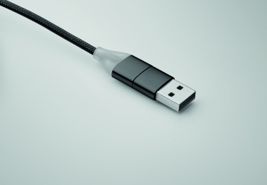 Logo trade advertising product photo of: 4 in 1 charging cable type C