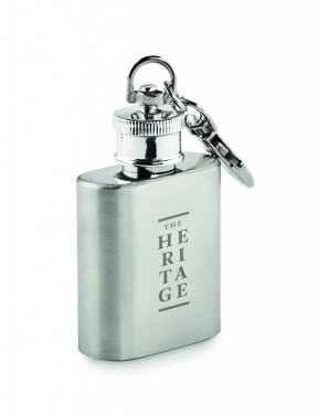 Logotrade corporate gift image of: Hipflask key ring Joensuu