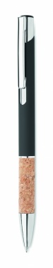 Logotrade promotional giveaway image of: Ballpoint pen made of aluminum with a cork grip