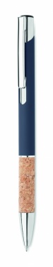 Logotrade corporate gift image of: Ballpoint pen made of aluminum with a cork grip