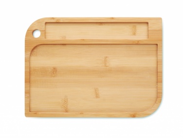 Logo trade promotional merchandise image of: Meal plate in bamboo