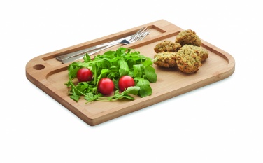 Logo trade promotional gifts image of: Meal plate in bamboo