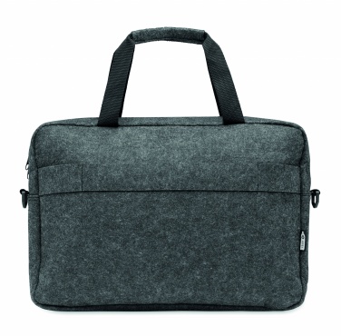 Logo trade promotional merchandise photo of: 15 inch RPET felt laptop bag