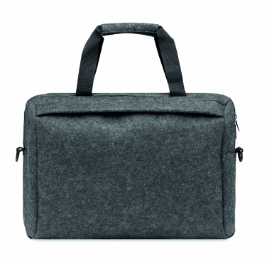 Logo trade promotional giveaway photo of: 15 inch RPET felt laptop bag