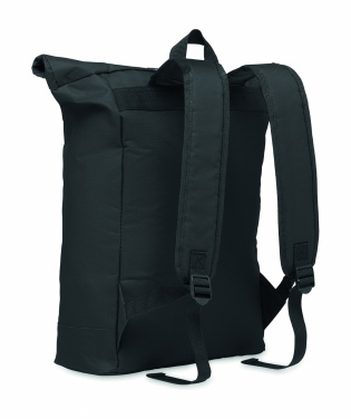 Logo trade promotional items image of: 600Dpolyester rolltop backpack