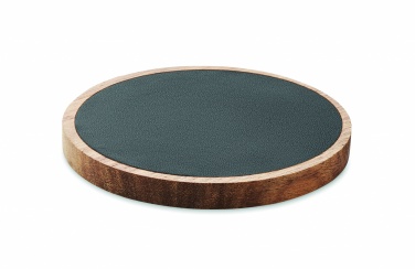 Logotrade corporate gift image of: Wireless charger in acacia 15W