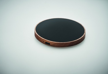 Logotrade promotional product picture of: Wireless charger in acacia 15W