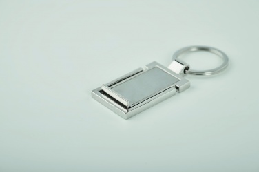 Logo trade promotional giveaways image of: Metal key ring phone stand Seinajoki