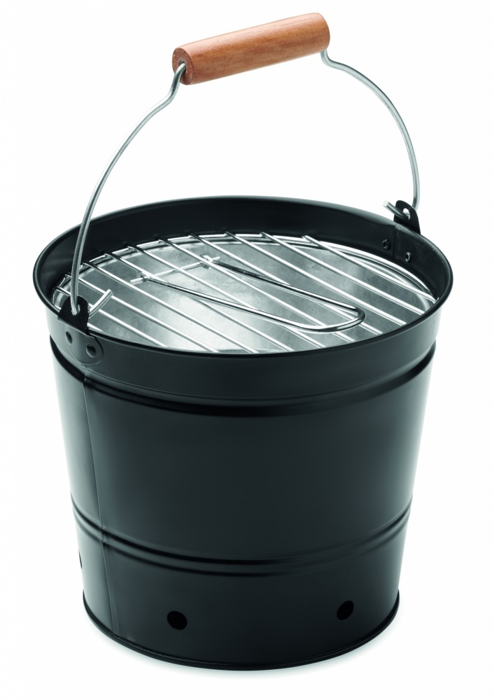 Logo trade promotional gift photo of: Portable bucket barbecue