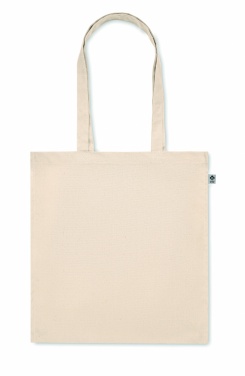 Logo trade promotional merchandise picture of: Organic cotton shopping bag