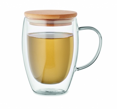 Logo trade corporate gifts picture of: Double wall borosilicate mug