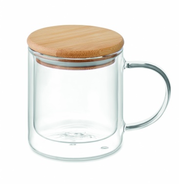 Logo trade promotional products picture of: Double wall borosilicate mug