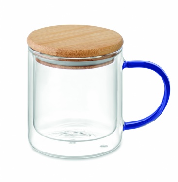 Logo trade promotional items image of: Double wall borosilicate mug