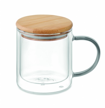 Logo trade promotional product photo of: Double wall borosilicate mug