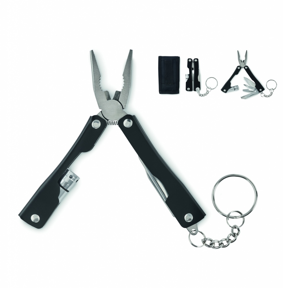 Logo trade promotional merchandise photo of: Foldable multi-tool knife