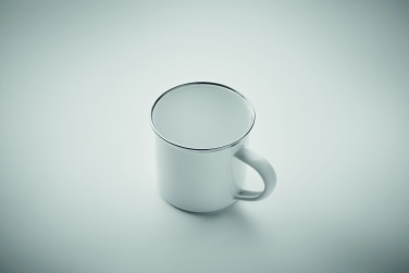 Logo trade promotional giveaway photo of: Enamel sublimation mug 200ml