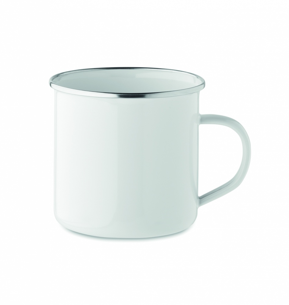 Logo trade promotional gifts image of: Enamel sublimation mug 500ml