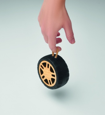 Logo trade promotional giveaways picture of: Wireless speaker tire shaped