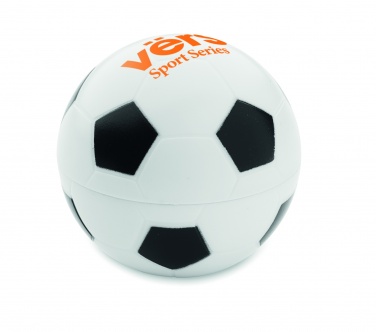 Logo trade promotional gifts image of: Lip balm in football shape