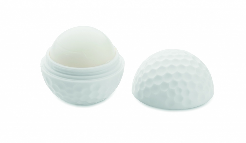 Logotrade promotional item picture of: Lip balm in golf ball shape