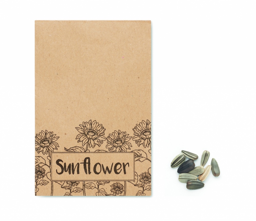 Logo trade corporate gift photo of: Sunflower seeds in envelope