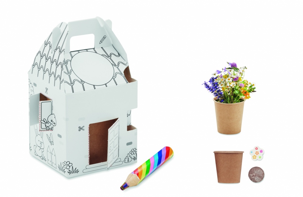 Logo trade promotional gifts image of: House shaped seeds grow set