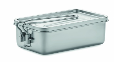 Logo trade promotional giveaway photo of: Stainless steel lunch box