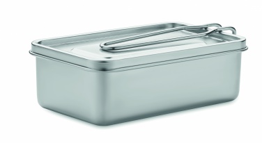 Logo trade corporate gifts image of: Stainless steel lunch box