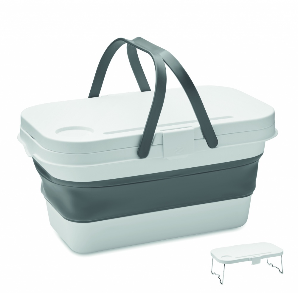 Logo trade promotional merchandise image of: Collapsible picnic basket