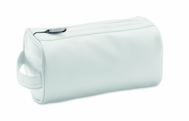 Logo trade promotional giveaways image of: Soft PU cosmetic bag and zipper