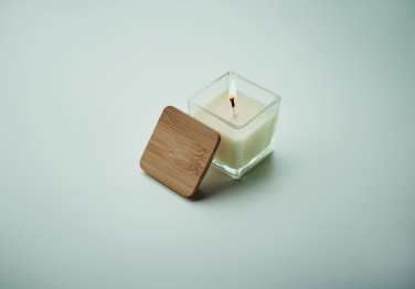 Logotrade promotional giveaway picture of: Squared fragranced candle 50gr