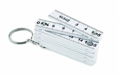 Logo trade promotional products picture of: Carpenters ruler key ring 50cm Kotka