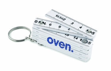 Logotrade promotional merchandise photo of: Carpenters ruler key ring 50cm Kotka