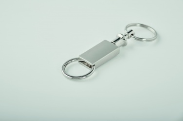 Logo trade business gifts image of: Pull apart split key ring Kajaani