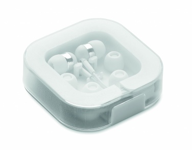 Logotrade promotional item picture of: Ear phones with silicone covers