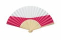 Manual fan flag design, White